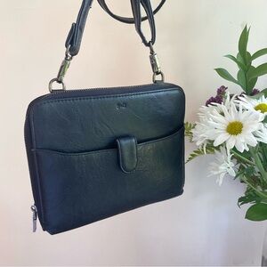 Vegan Leather Crossbody Bag
